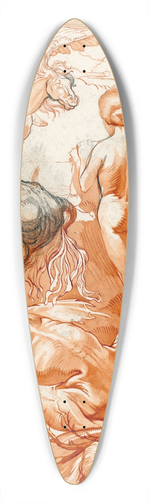 Johannes Josephus Aarts - Andromeda 39.3 inch art pintail longboard deck