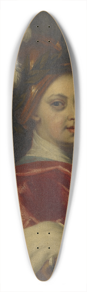 Johannes Kupeczky - Portrait Of A Young Man With A Feather Cap 39.3 inch art pintail longboard deck