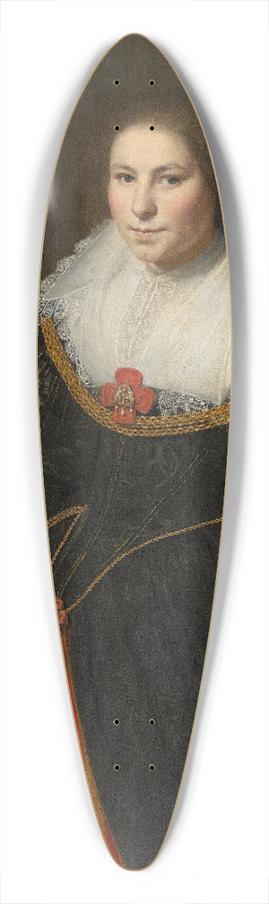 Johannes Paulus Moreelse - Portrait of a Lady 39.3 inch art pintail longboard deck Johannes Paulus Moreelse - Portrait of a Lady 39.3 inch art pintail longboard deck