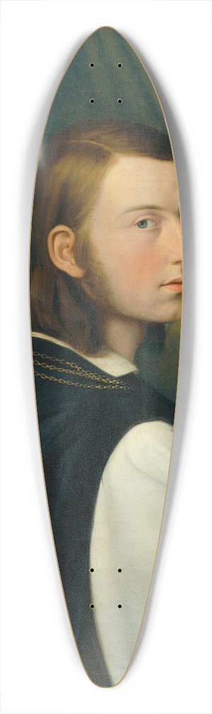 Johann Evangelist Scheffer von Leonhardshoff - Selbstportrt 39.3 inch art pintail longboard deck