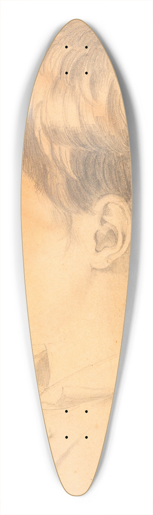 Johanne Vilhelmine Bissen - Portrait of Alfred Hage 39.3 inch art pintail longboard deck