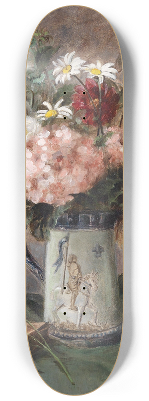 Charles Monginot - Blumenstck mit Buch 8.25 inch art skate deck