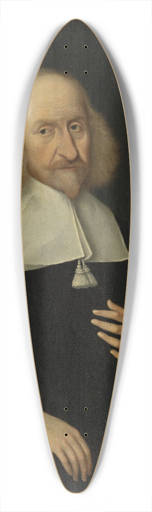 Johann Friedrich Trescher - Portrait of Hans Hector von Holzhausen 39.3 inch art pintail longboard deck