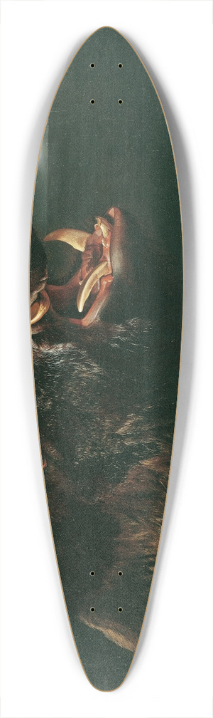Johann Georg de Hamilton - Wildschweinstillleben 39.3 inch art pintail longboard deck