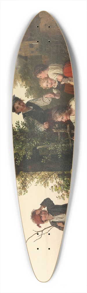 Johann Georg Meyer von Bremen - Das Blindekuhspiel 39.3 inch art pintail longboard deck