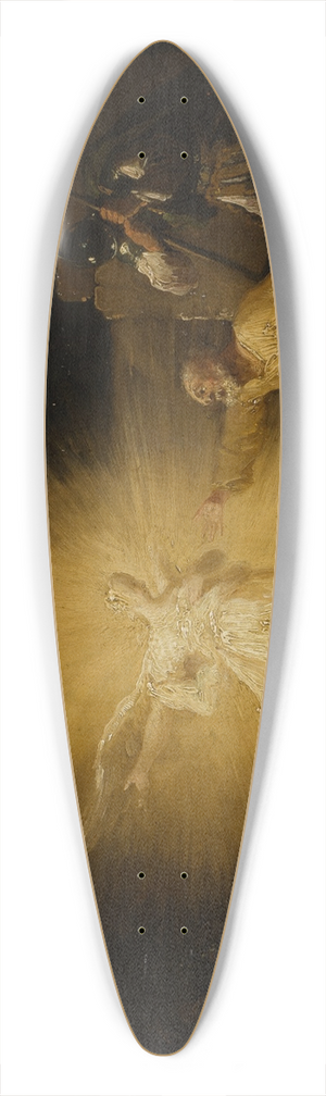 Johann Georg Trautmann - The Liberation of St Peter 39.3 inch art pintail longboard deck