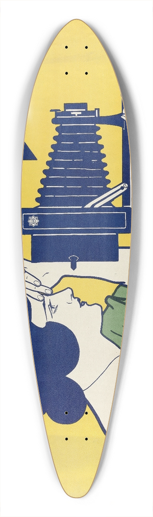 Johann Georg van Caspel - Fotoartikelen Capi, Kalverstraat 115 Amsterdam 39.3 inch art pintail longboard deck