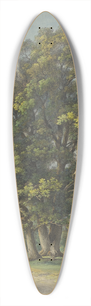 Johann Georg von Dillis - Et in Arcadia Ego 39.3 inch art pintail longboard deck