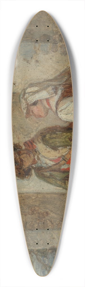 Johann Grund - Italienisches Paar 39.3 inch art pintail longboard deck