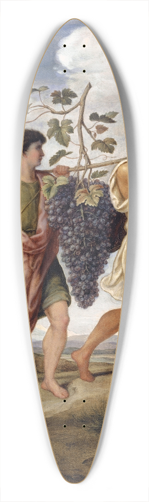 Johann Heinrich Ferdinand Olivier - The Explorers of Canaan 39.3 inch art pintail longboard deck