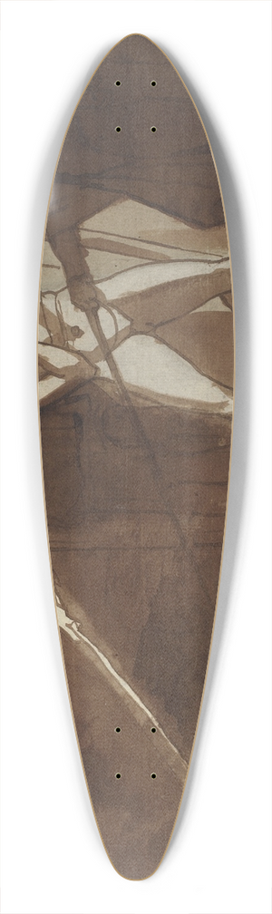Johann Heinrich Fssli - De tre hekse viser Macbeth det hjelmkldte hoved 39.3 inch art pintail longboard deck