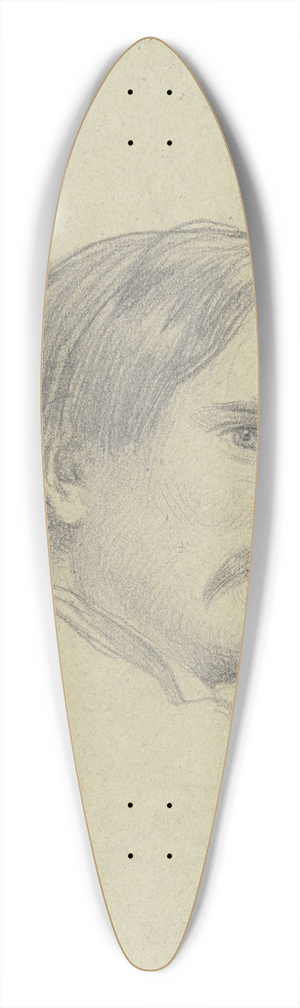 Johann Heinrich Hasselhorst - Enrico Gamba, Kopf nach rechts 39.3 inch art pintail longboard deck