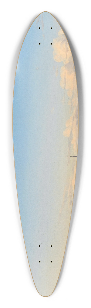 Johann Heinrich Hintze - A View of Vienna from the Belvedere Garden 39.3 inch art pintail longboard deck