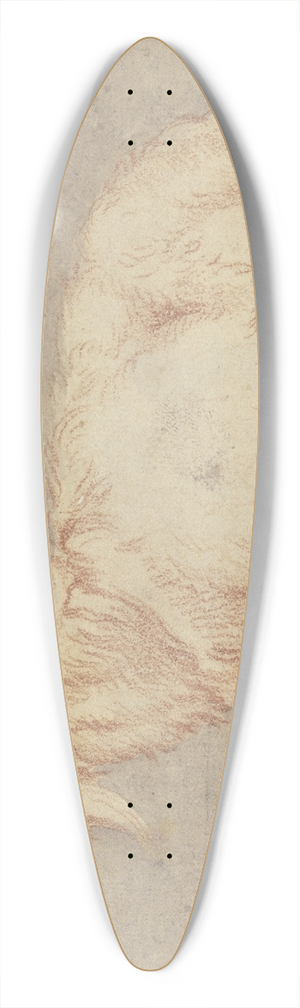 Johann Heinrich Roos - Liegende Ziege nach links 39.3 inch art pintail longboard deck