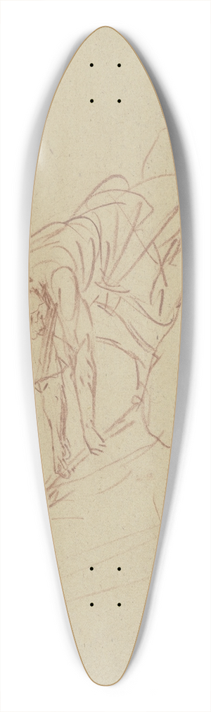 Johann Heinrich Tischbein the elder - Rower 39.3 inch art pintail longboard deck