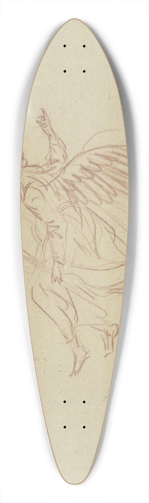 Johann Heinrich Tischbein the elder - The Annunciation 39.3 inch art pintail longboard deck