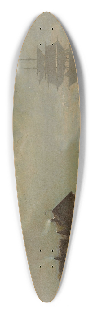 Johan Nielssen - Moonlight 39.3 inch art pintail longboard deck