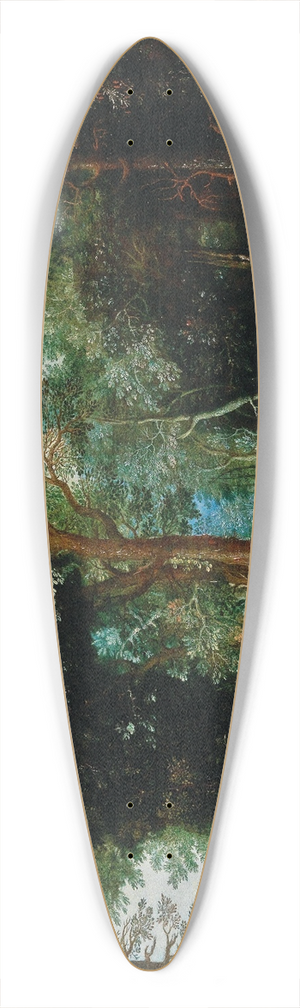Johann Jakob Hartmann - Saint John the Baptist Preaching in the wilderness 39.3 inch art pintail longboard deck