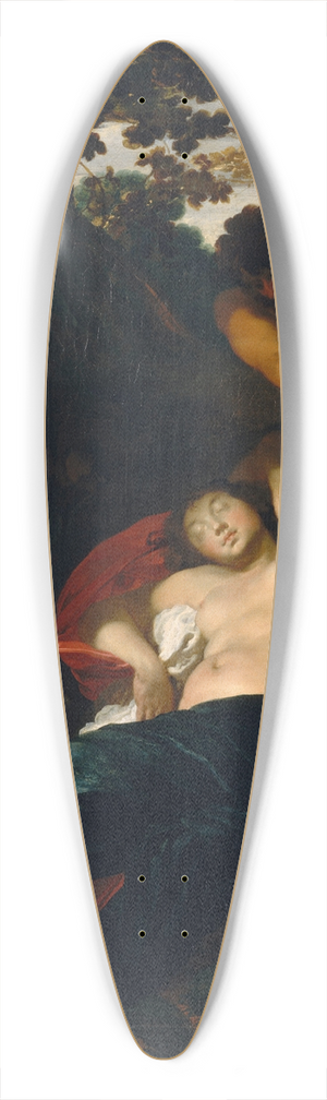 Johann Liss - Nymph and Shepherd 39.3 inch art pintail longboard deck