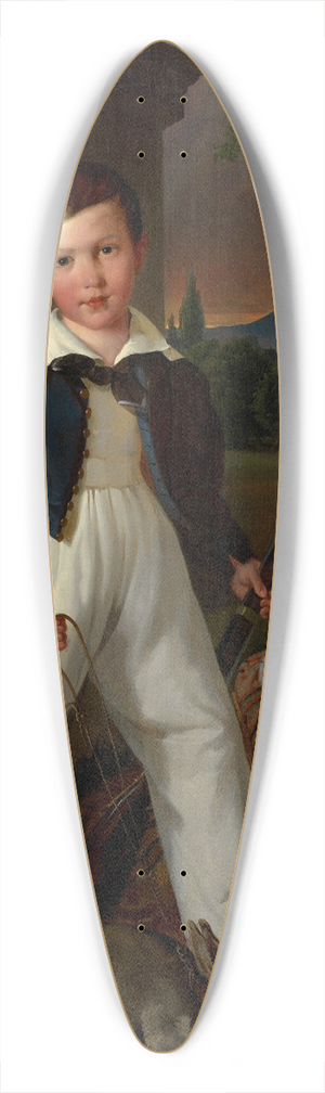 Johann Matthias Ranftl - Carl, Mathias und Katherine Wisgrill als Kinder 39.3 inch art pintail longboard deck