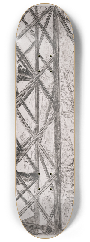 Charles Paul Renouard - Fin du jour. (repos des ouvriers electriciens de la Tour Eiffel.) 8.25 inch art skate deck Charles Paul Renouard - Fin du jour. (repos des ouvriers electriciens de la Tour Eiffel.) 8.25 inch art skate deck