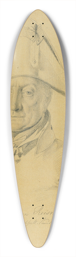 Johann Peter Krafft - Anton von Reismer 39.3 inch art pintail longboard deck