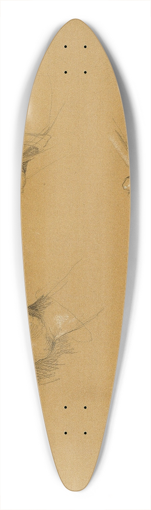 Johann Peter Krafft - Handstudien zur Szene aus dem Tiroler Freiheitskampf 39.3 inch art pintail longboard deck