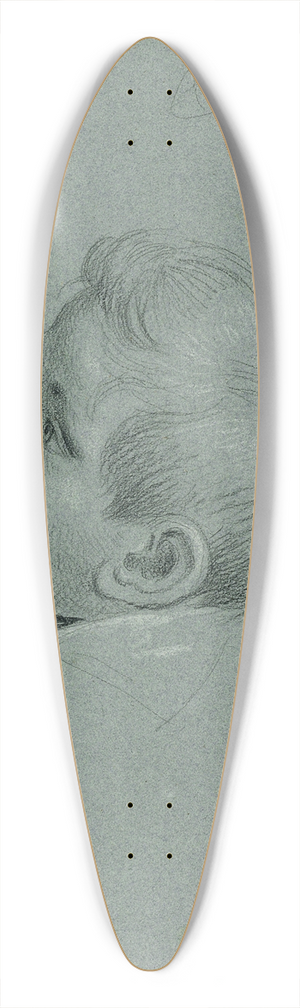 Johann Peter Krafft - Knabenportrt 39.3 inch art pintail longboard deck
