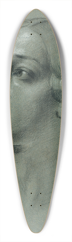 Johann Peter Krafft - Kopfstudie zu Arindal und Daura 39.3 inch art pintail longboard deck