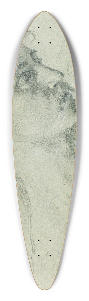 Johann Peter Krafft - Kopfstudie zu Arindal und Daura 39.3 inch art pintail longboard deck