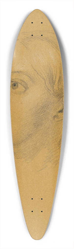 Johann Peter Krafft - Kopfstudie zu Arindal und Daura 39.3 inch art pintail longboard deck