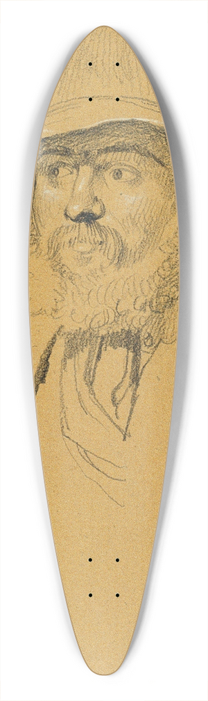 Johann Peter Krafft - Kopfstudie zur Szene aus dem Tiroler Freiheitskampf 39.3 inch art pintail longboard deck
