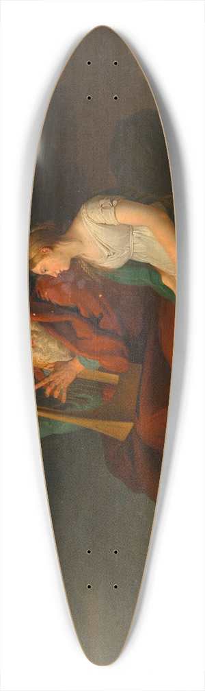 Johann Peter Krafft - Ossian and Malvina 39.3 inch art pintail longboard deck