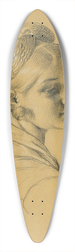 Johann Peter Krafft - Weibliche Studie zum Einzug nach dem Pariser Frieden 39.3 inch art pintail longboard deck