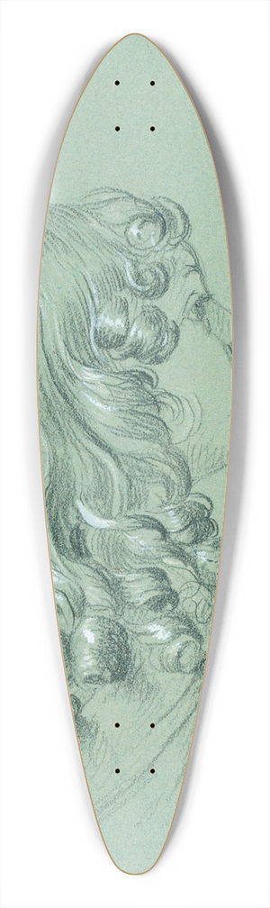 Johann Peter Krafft - Weibliche Studie zum Einzug nach dem Pariser Frieden 39.3 inch art pintail longboard deck