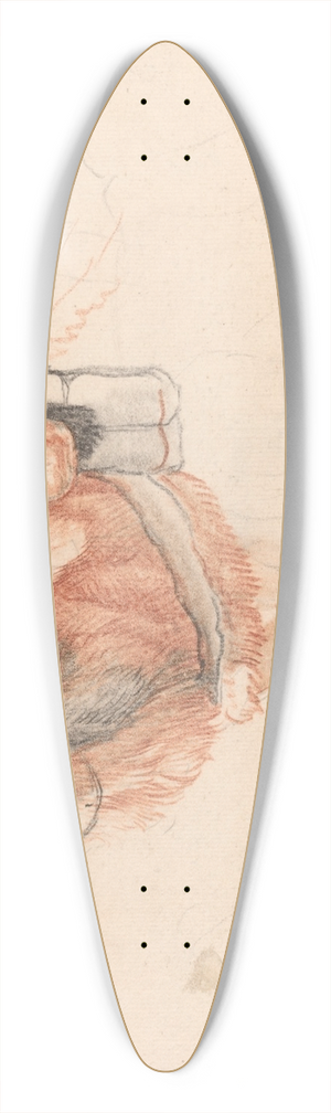 Johann Rudolph Schellenberg - Camel 39.3 inch art pintail longboard deck
