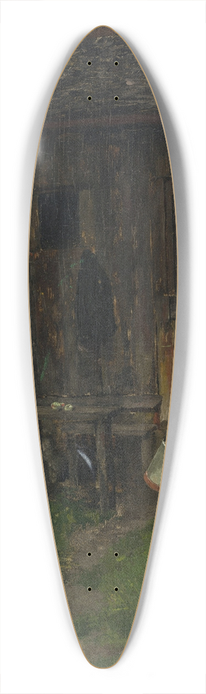 Johann Sperl - Bauernhaus in Kraiburg 39.3 inch art pintail longboard deck