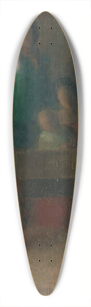 Johann von Tscharner - Familie Am Tisch 39.3 inch art pintail longboard deck