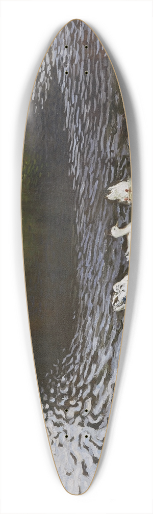 Johann Walter-Kurau - Ducks 39.3 inch art pintail longboard deck