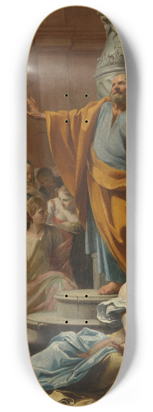 Charles Poerson - The Predication of Saint Peter 8.25 inch art skate deck