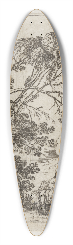 Johann Wilhelm Baur - Flucht nach gypten 39.3 inch art pintail longboard deck