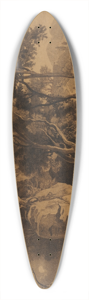 Johann Wilhelm Schirmer - Abrahams Begrbnis in der Hhle im Hain Mamre (1. Mose 25, 9) 39.3 inch art pintail longboard deck