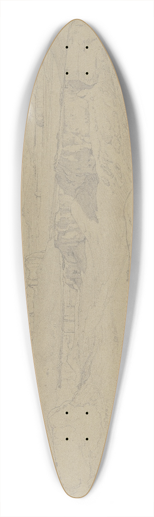 Johann Wilhelm Schirmer - Ausblick ber eine Karstlandschaft in der rmischen Campagna 39.3 inch art pintail longboard deck