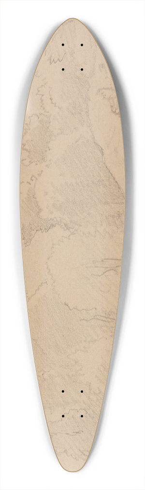 Johann Wilhelm Schirmer - Bei Gerolstein, fol. 32 39.3 inch art pintail longboard deck
