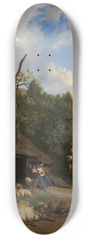 Adriaen van de Velde - The Hut 8.25 inch art skate deck