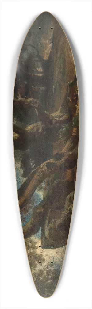 Johann Wilhelm Schirmer - Der berfall 39.3 inch art pintail longboard deck