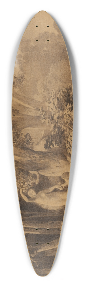 Johann Wilhelm Schirmer - Der Sndenfall (1. Mose 3, 6) 39.3 inch art pintail longboard deck