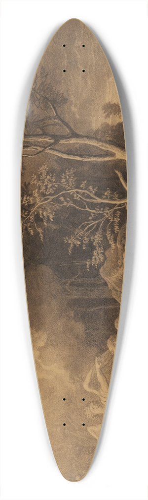 Johann Wilhelm Schirmer - Die Austreibung aus dem Paradies (1. Mose 3, 23-24) 39.3 inch art pintail longboard deck
