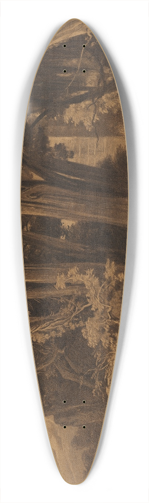 Johann Wilhelm Schirmer - Die Austreibung der Hagar mit Ismael (1. Mose 21, 14) 39.3 inch art pintail longboard deck