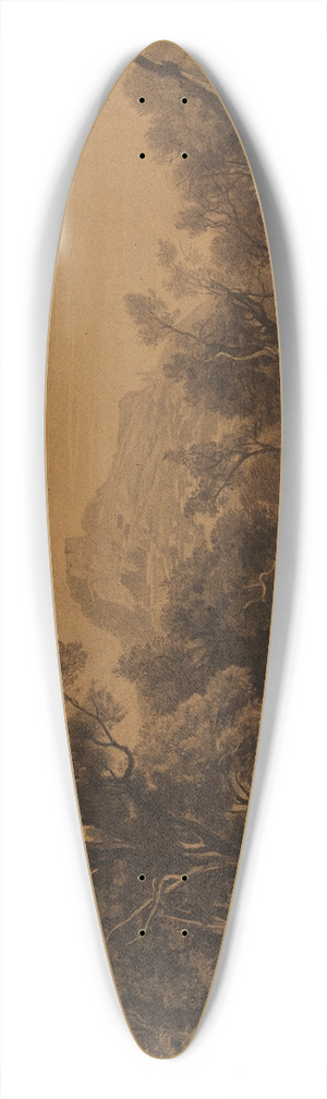 Johann Wilhelm Schirmer - Elieser und Rebekka am Brunnen (1. Mose 24, 17-18) 39.3 inch art pintail longboard deck